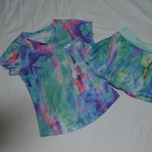 Champion DuoDry Vneck sz 6/6 skort 4/5 G41 - Picture 1 of 6